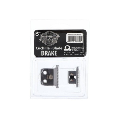 Lâminas metálicas Drake em embalagem transparente para máquina de cortar cabelo