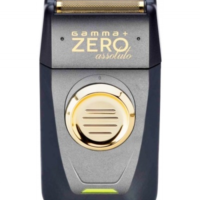 Depiladora elétrica Gamma+ Zero Assoluto preta e dourada