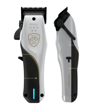 Máquina de cortar cabelo WAHL Limited Edition 26 branca e preta
