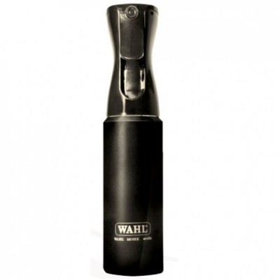 Frasco pulverizador preto com marca WAHL