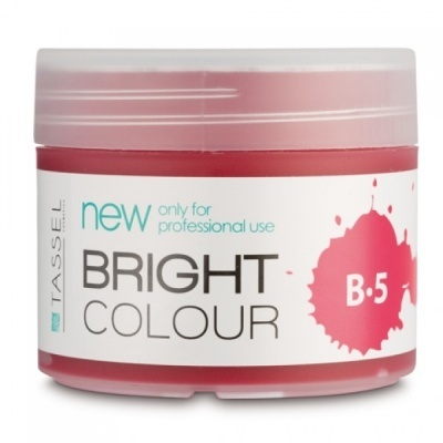 Frasco de creme rosa Tassel Bright Colour B-5 para uso profissional