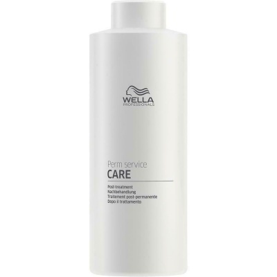 Frasco branco Wella Professionals perm service CARE