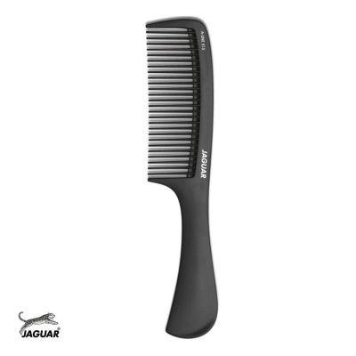 Pente preto com cabo ergonómico e logótipo JAGUAR