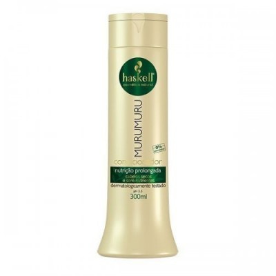frasco dourado Haskell Murumuru 300ml