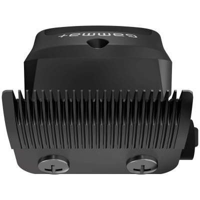 Cabeça de corte preta para máquina de barbear com dentes finos