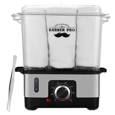 Aparelho para aquecer toalhas Barber Pro com pinça metálica