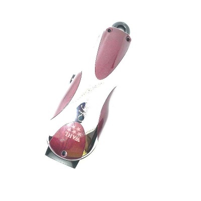 Aparelho elétrico de barbear branco e rosa com logótipo WAHL