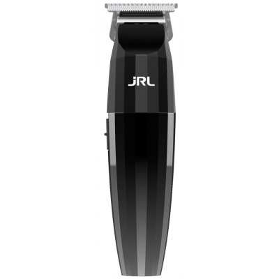 Máquina de cortar cabelo preta com a marca JRL