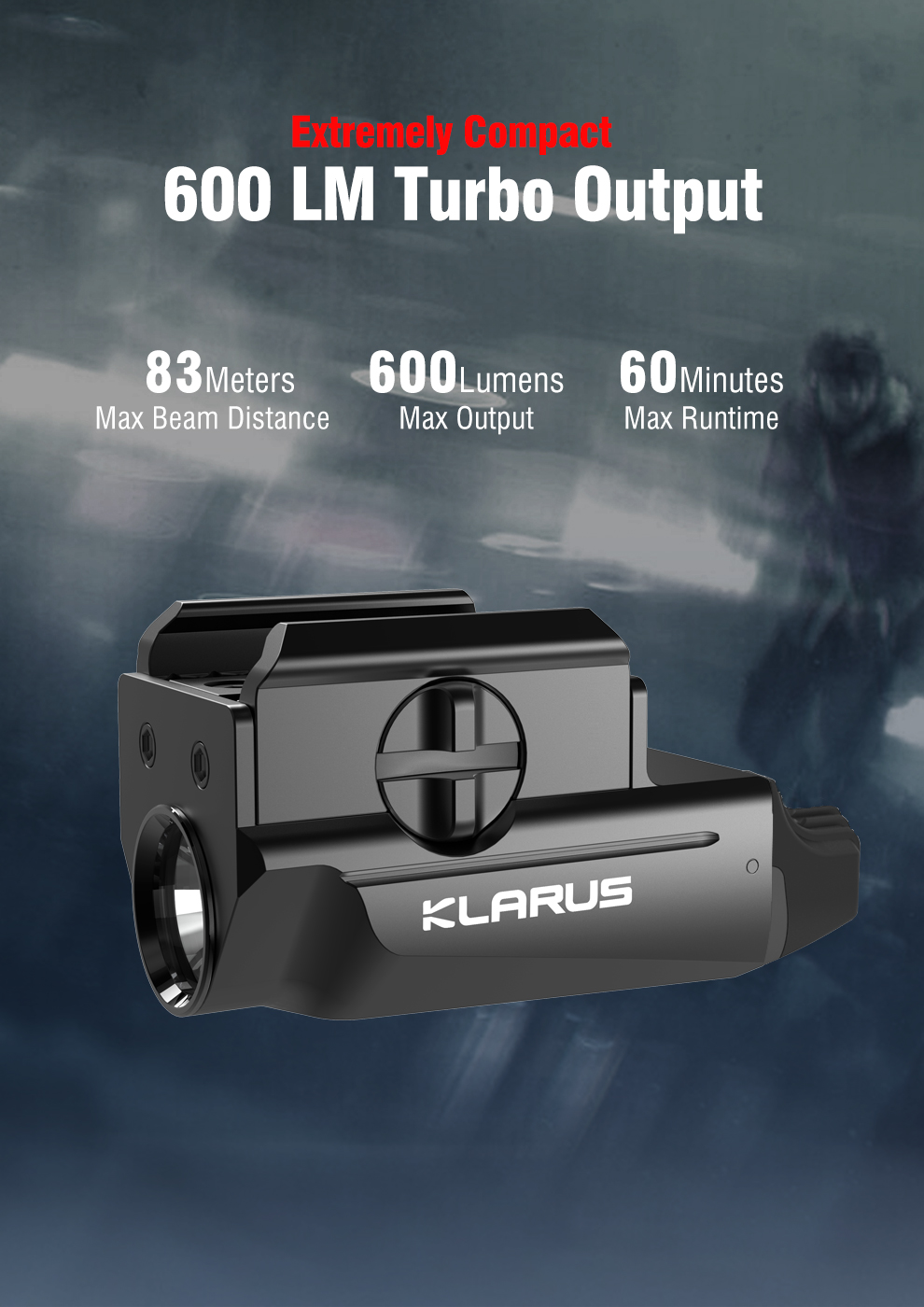 Lanterna de Arma KLARUS GL1 600 Lumens Lanterna de Arma KLARUS GL1 600 Lumens