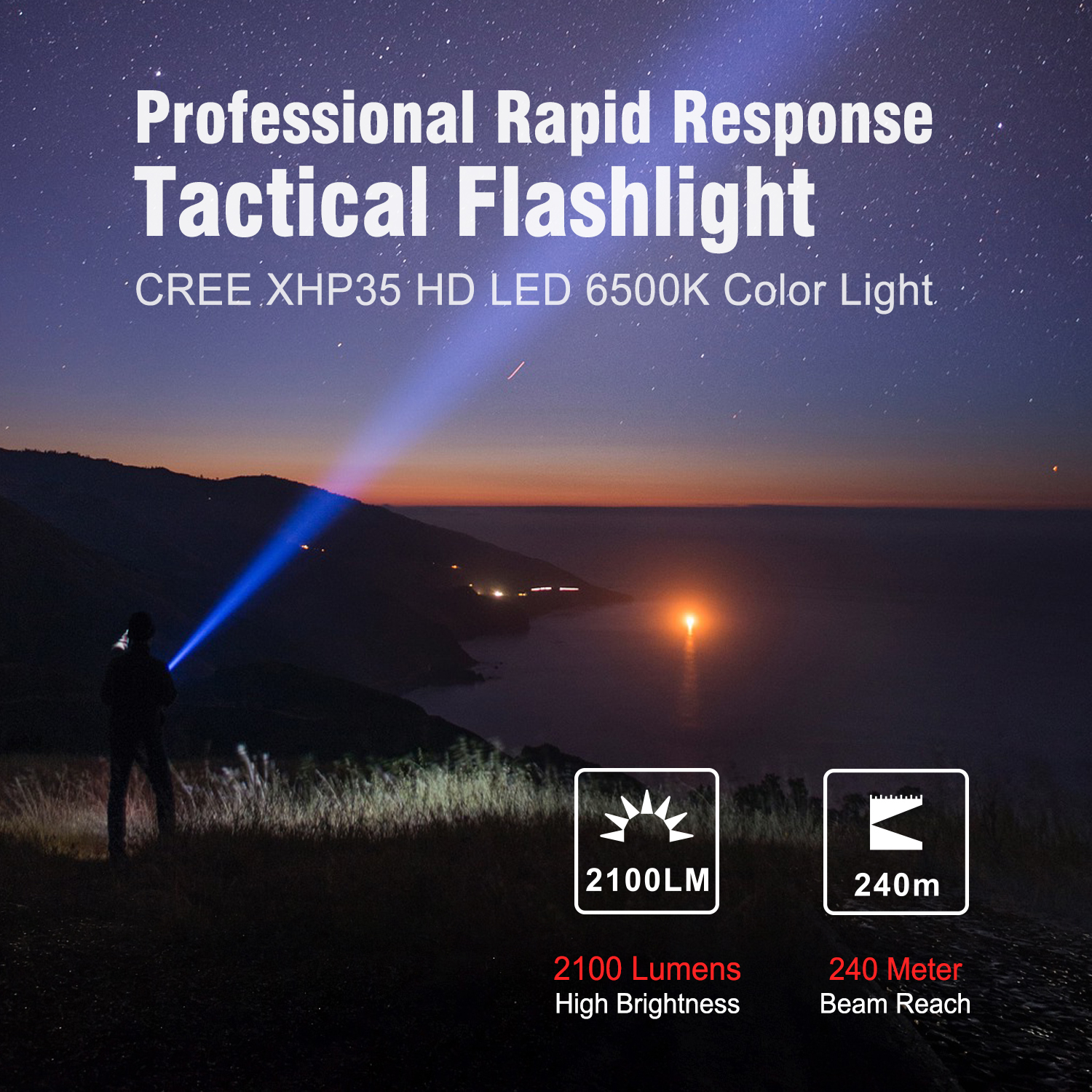 Lanterna KLARUS XT2CR PRO 2100 Lumens Lanterna KLARUS XT2CR PRO 2100 Lumens