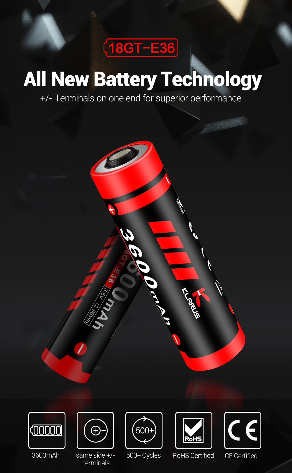 Bateria KLARUS 3600 mAh Bateria KLARUS 3600 mAh