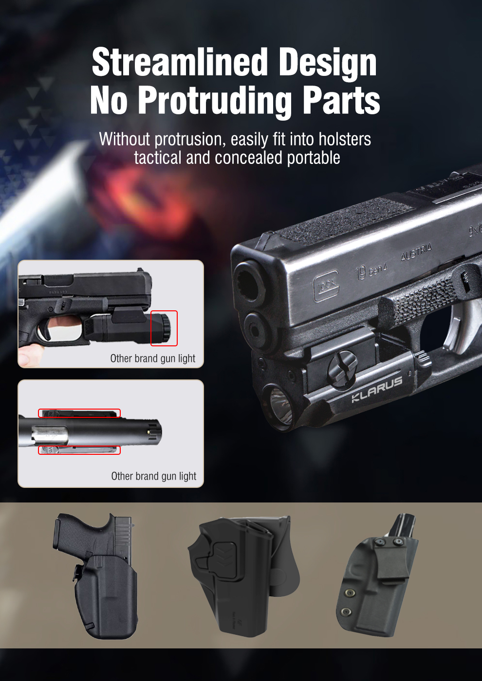 Lanterna de Arma KLARUS GL1 600 Lumens Lanterna de Arma KLARUS GL1 600 Lumens