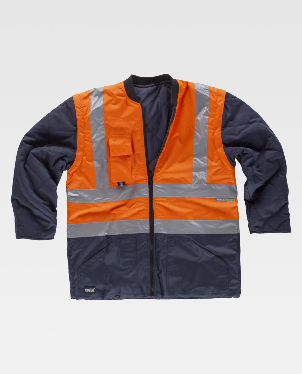 Parka W/T Alta Visibilidade 5 em 1 Parka W/T Alta Visibilidade 5 em 1