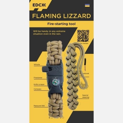 Fire-starting tool "Flaming Lizzard"