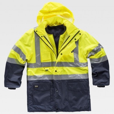 Parka W/T Alta Visibilidade 5 em 1