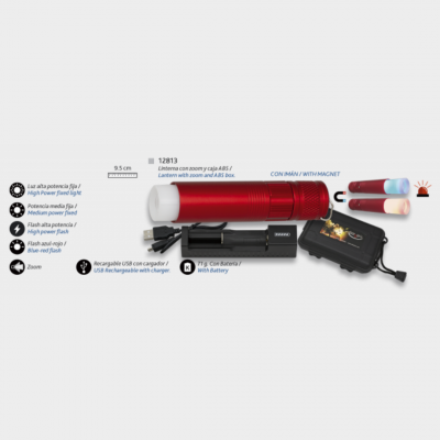 Lanterna Recarregável Mart.