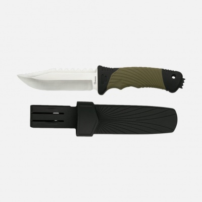 Faca Tática Verde/Preta