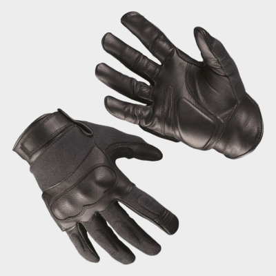 Luvas Táticas Pele/Kevlar Milt.