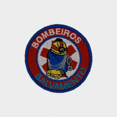 Bolacha Bombeiro Bordada