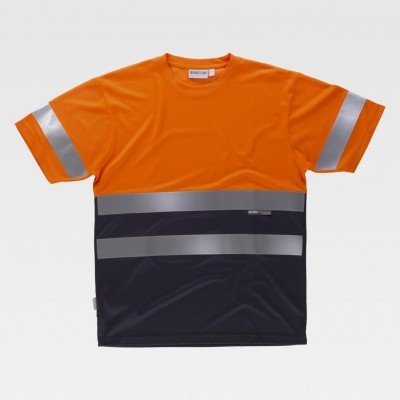 T-Shirt W/T Bicolor c/Faixas