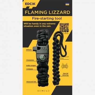 Fire-starting tool "Flaming Lizzard"