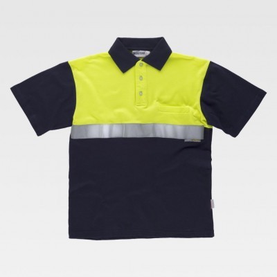 Polo W/T Alta Visibilidade C/Faixas Refletoras