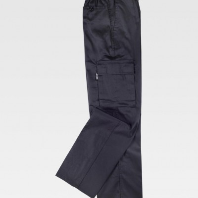 Calça W/T B1403 c/elástico Multibolsos