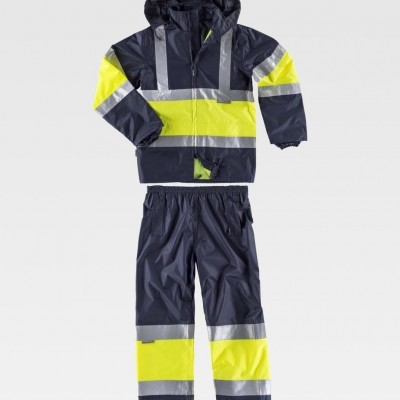 Conjunto W/T Impermeável Alta Visibilidade