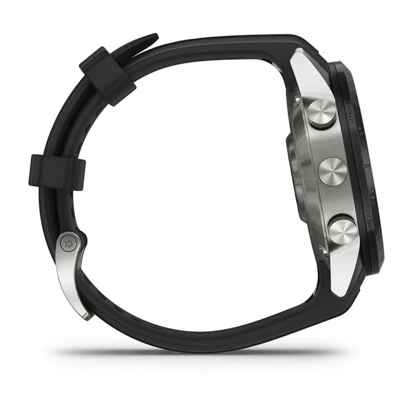 MARQ® Athlete (Gen 2) Garmin relógio desportivo com bracelete preta e caixa metálica com botões