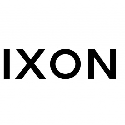 Logotipo NIXON em preto com símbolo geométrico