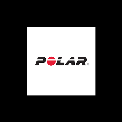Logótipo da marca POLAR com letra O em vermelho e branco
