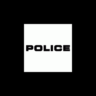 Logótipo da marca POLICE em preto sobre fundo branco