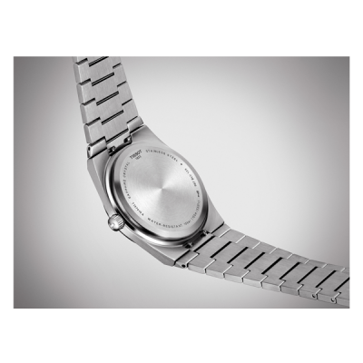 Relógio Tissot em aço inoxidável com bracelete metálica prateada