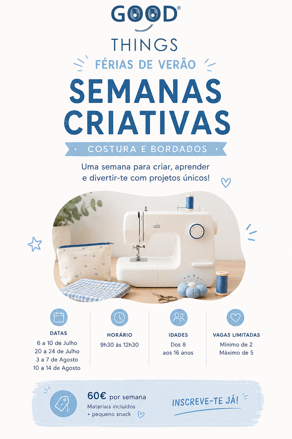 Semanas Criativas - Férias de Verão Semanas Criativas - Férias de Verão