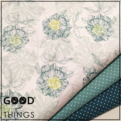 Flor Rachel Verde Azulado