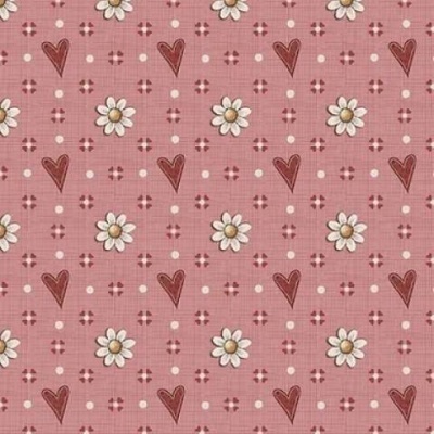 Retalho 55 x 150cm - FUXICOS E FRICOTES | Felicidade | Flores e Corações Rosa