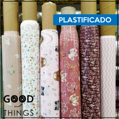 Tecido Plastificado | Doves Pink