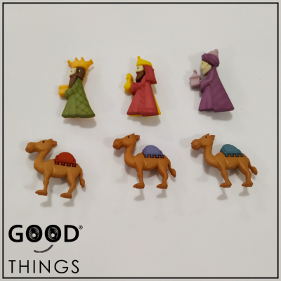 Botão Decorativo | We Three Kings