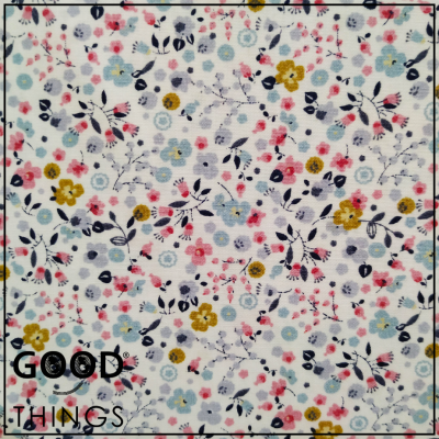 Tecido Algodão Orgânico | Florinhas Primavera
