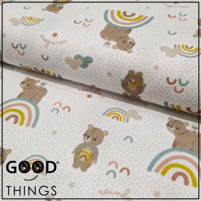 Fustão | Teddy | Ursinhos e Arco-Íris