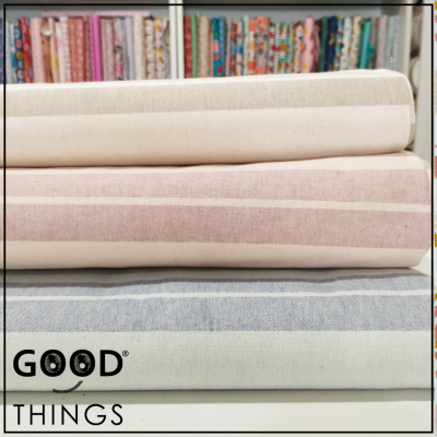 Linho Alentejano Reciclado | Riscas Duplas Largas