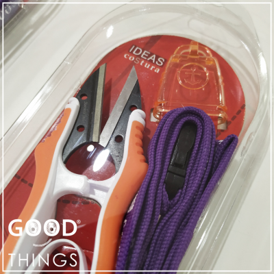 Tesoura Corta Linhas c/ Tampa