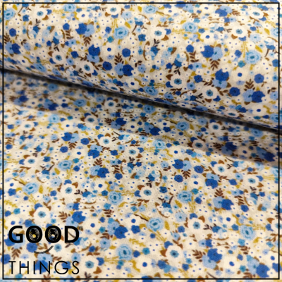 Tecido Florinhas | Flores do Campo Azuis