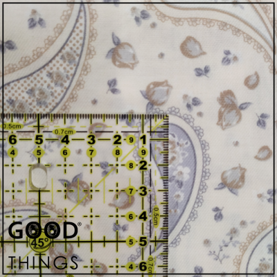 Vaiela Cornucópias Azul e Creme