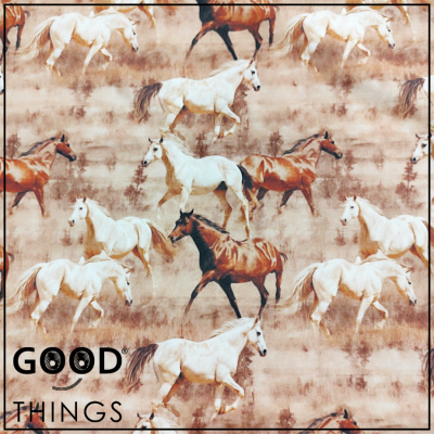 Tecido Cavalos