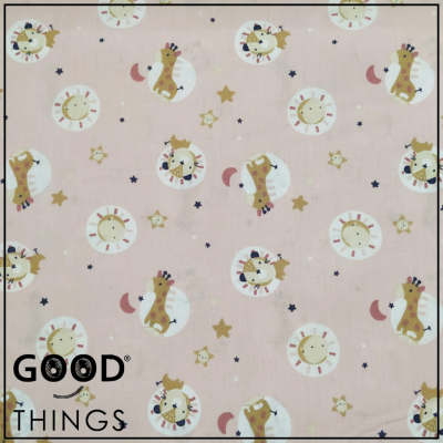 Tecido Bichinhos | Fundo Rosa