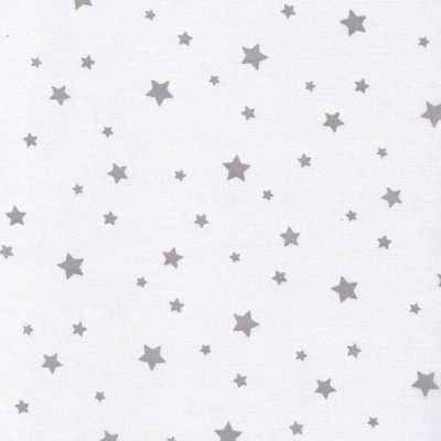 Tecido Básico | Estrelas fundo Branco