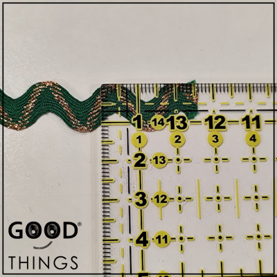 Fita Grega | Lisa com Metalizado | 12mm