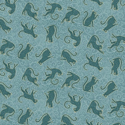MAKOWER UK | Charmed | Whiskers Teal