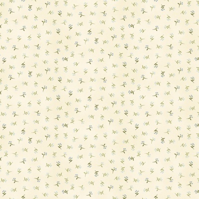 Retalho 55 x 110cm - MAKOWER UK | Tranquility | Sprig Blue